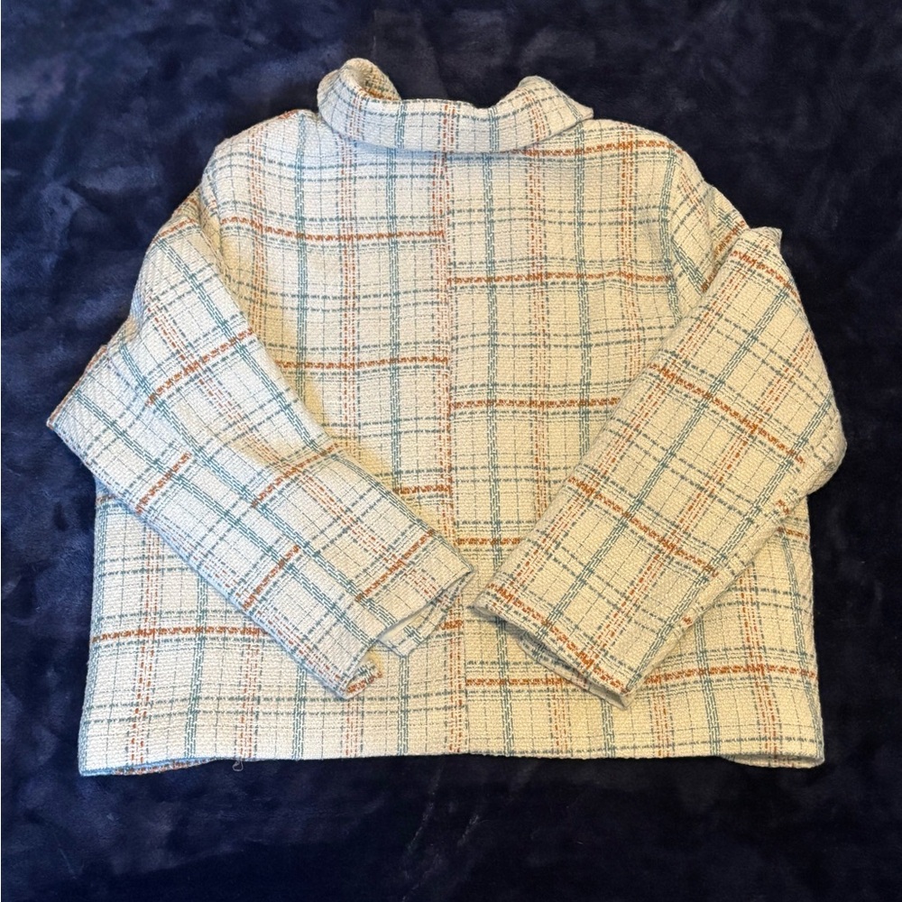 Patterned button up jacket - image 2